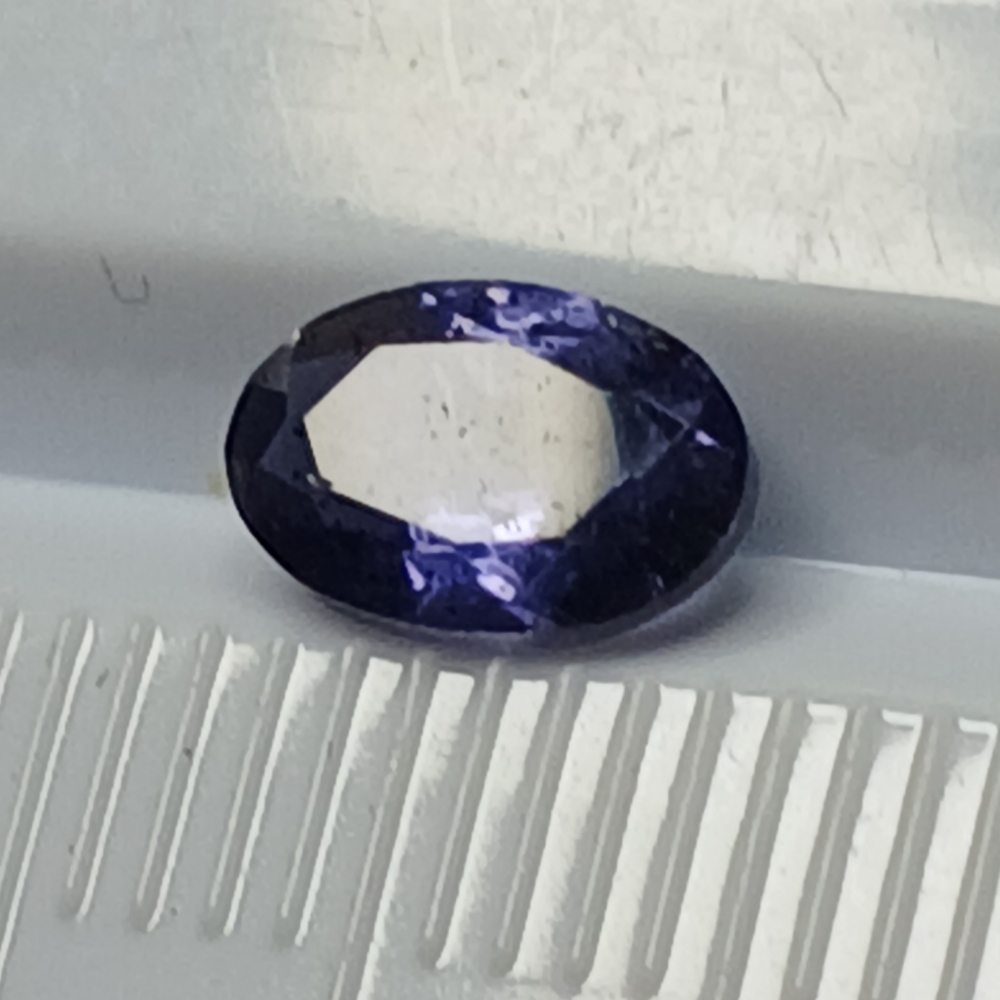 Blue Purple Tanzinite Gemstone 7x5mm